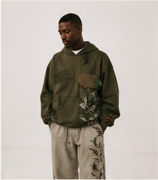 Botanical Hoodie front studio view